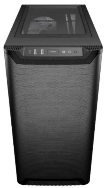 Be Quiet! Pure Base 501 LX Gaming Case w/ Glass Side, ATX, Compact Design, 4x ARGB Fans, ARGB Controller &amp; Hub, High Airflow, USB-C, Black
