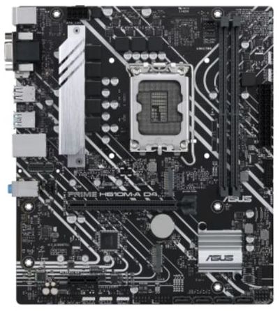 Asus PRIME H610M-A D4 CSM - Corporate Stable Model, Intel H610, 1700, Micro ATX, 2 DDR4, VGA, HDMI, DP, PCIe4, 2x M.2