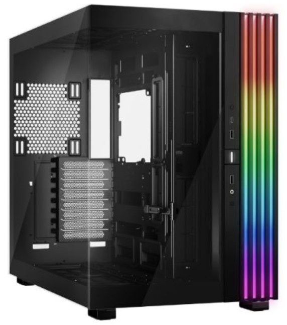 Be Quiet! Light Base 900 DX ARGB Gaming Case w/ Glass Front &amp; Side, E-ATX, Invertible, 3M ARGB Strip &amp; Controller, USB-C, Asus BTF Compatible, Black