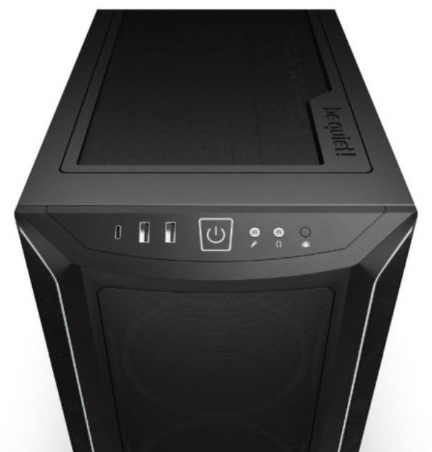 Be Quiet! Shadow Base 800 FX RGB Gaming Case w/ Glass Window, E-ATX, ARGB Front Strips & Controller, 4x ARGB Fans & Hub, Mesh Airflow, USB-C, Black