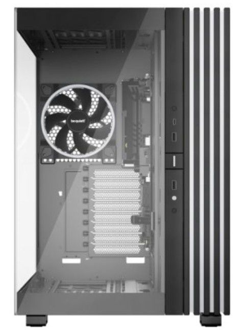 Be Quiet! Light Base 900 FX ARGB Gaming Case w/ Glass Front & Side, E-ATX, Invertible, 4x ARGB Fans, 3M ARGB Strip & Controller, USB-C, Asus BTF Compatible, Black