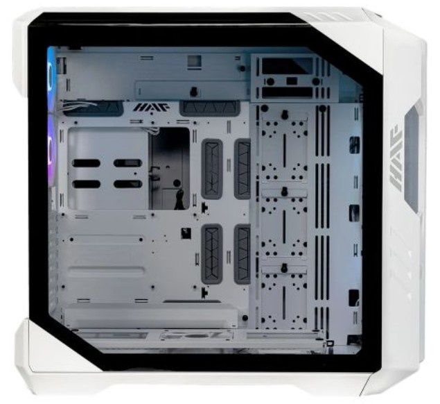 Cooler Master HAF 700 Gaming Case w/ Glass Side, E-ATX, Multi Chamber, 5x ARGB Fans, ARGB Fan Hub, USB-C, White