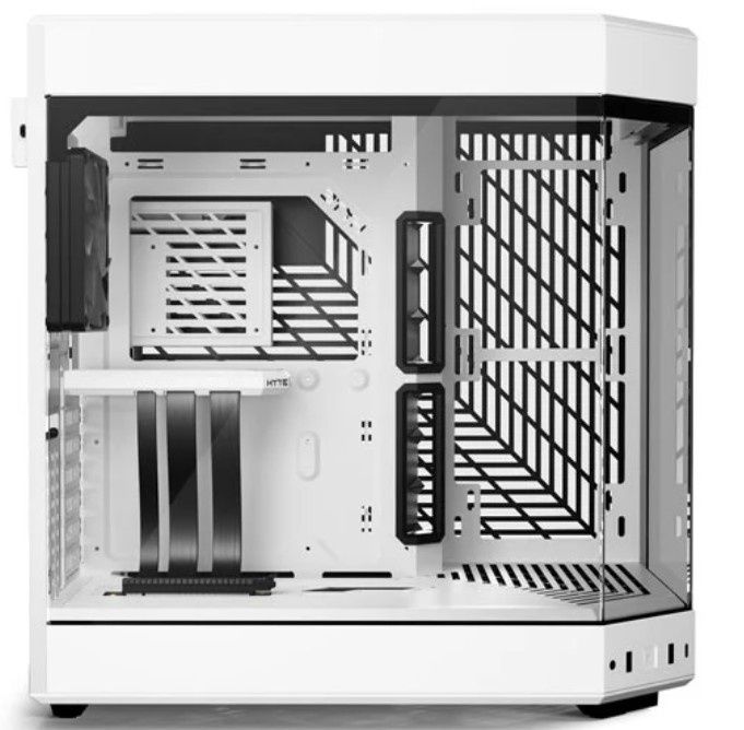 HYTE Y60 Snow White 3-Piece Tempered Glass Dual Chamber Mid-Tower ATX Case