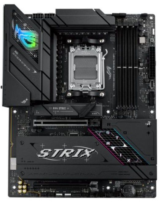 Asus ROG STRIX B850-F GAMING WIFI, AMD B850, AM5, ATX, 4 DDR5, HDMI, DP, Wi-Fi 7, 2.5G LAN, RGB, 4x M.2
