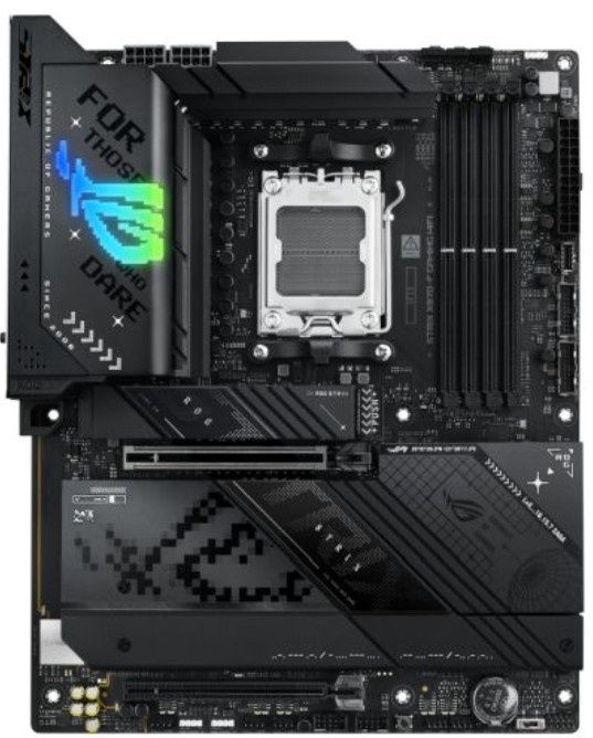 Asus ROG STRIX X870-F GAMING WIFI, AMD X870, AM5, ATX, 4 DDR5, HDMI, DP, 2 USB4, Wi-Fi 7, 2.5G LAN, PD 30W, RGB, 4x M.2