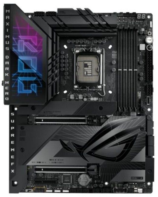 Asus ROG MAXIMUS Z790 DARK HERO, Intel Z790, 1700, ATX, 4 DDR5, HDMI, Thunderbolt 4, Wi-Fi 7, 2.5G LAN, PCIe5, Polymo Lighting, 5x M.2