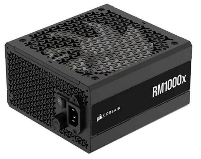 Corsair 1000W Enthusiast RMx Series RM1000X V3 PSU, FDB Fan, Fully Modular, Cybenetics Gold, ATX 3.1, PCIe 5.1