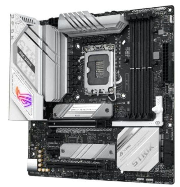 Asus ROG STRIX B760-G GAMING WIFI, Intel B760, 1700, Micro ATX, 4 DDR5, HDMI, DP, Wi-Fi 6E, 2.5G LAN, PCIe5, RGB, 2x M.2