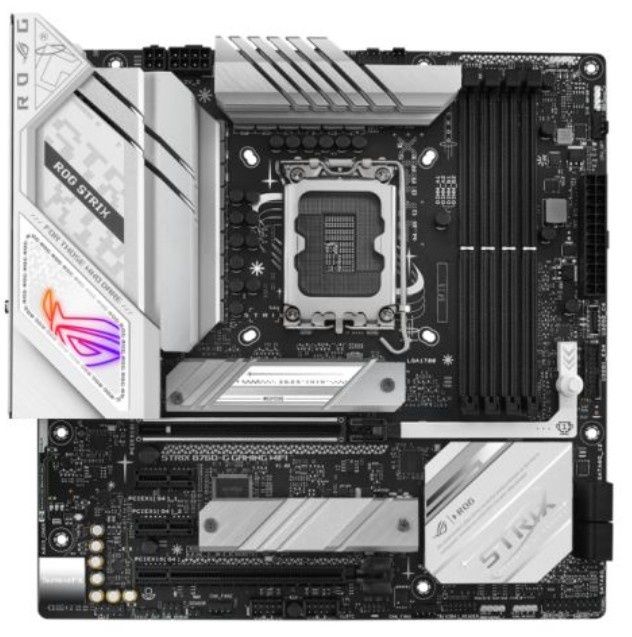 Asus ROG STRIX B760-G GAMING WIFI, Intel B760, 1700, Micro ATX, 4 DDR5, HDMI, DP, Wi-Fi 6E, 2.5G LAN, PCIe5, RGB, 2x M.2