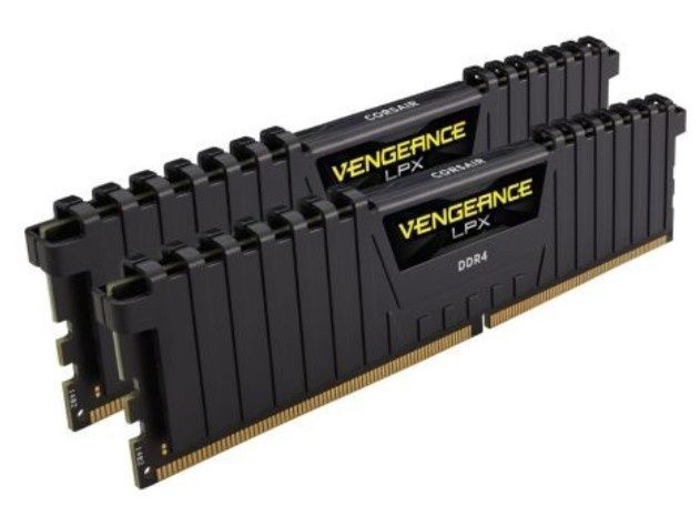 Corsair Vengeance LPX 16GB Kit (2 x 8GB), DDR4, 3200MHz (PC4-25600), CL16, XMP 2.0, DIMM Memory