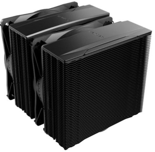 Be Quiet! BK042 Pure Rock Pro 3 Black Heatsink &amp; Fan, Intel &amp; AMD Sockets, 2x Pure Wings 3 Fans, 6 High-Performance Heatpipes, 250W TDP