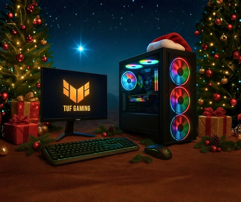 Polaris by Tech Hub - i5 Gaming Tower RTX5060 OC - Monitor K/B - M