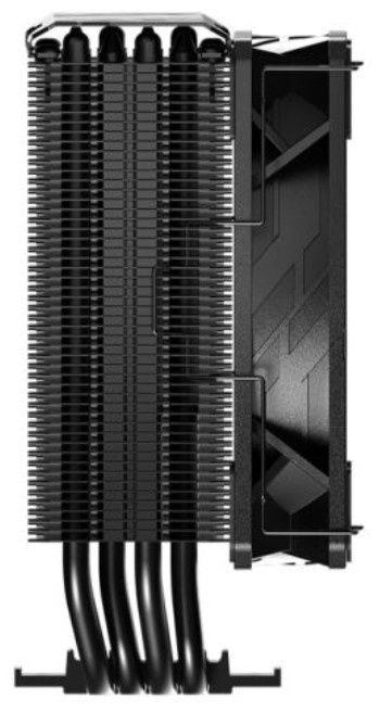 Cooler Master Hyper 212 Pro ARGB Heatsink &amp; Fan, Intel &amp; AMD Sockets, Loop Dynamic SickleFlow Fan, Aluminium Fins, 4x Heatpipes, 230W TDP