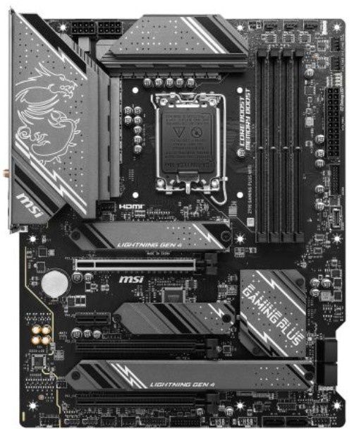 MSI Z790 GAMING PLUS WIFI, Intel Z790, 1700, ATX, 4 DDR5, HDMI, DP, Wi-Fi 6E, 2.5G LAN, 4x M.2