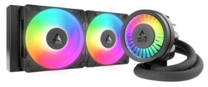 ARCTIC Liquid Freezer III Pro A-RGB 240mm Liquid CPU Cooler, P12 Pro PWM Fans &amp; PWM Controlled Pump, Black