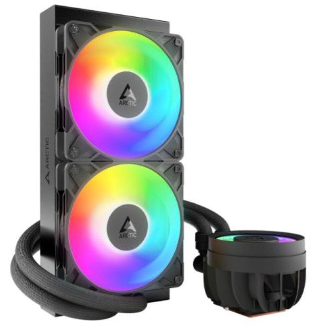 ARCTIC Liquid Freezer III Pro A-RGB 240mm Liquid CPU Cooler, P12 Pro PWM Fans &amp; PWM Controlled Pump, Black