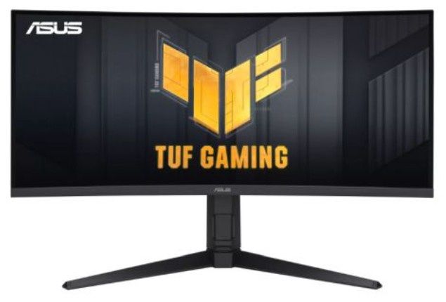 Asus 34" TUF Gaming UWQHD Ultra-wide Curved Monitor (VG34VQEL1A), 3440 x 1440, 1ms, 100Hz, USB, 125% sRGB, HDR-10, VESA