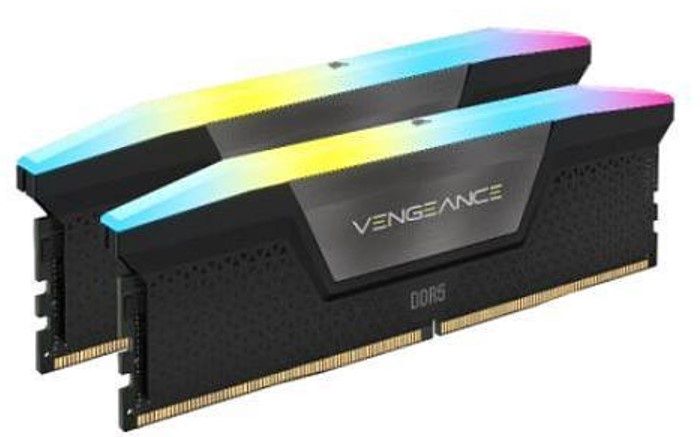 Corsair Vengeance RGB 32GB Kit (2 x 16GB), DDR5, 6000MHz (PC5-48000), CL30, 1.4V, PMIC, AMD Optimised, DIMM Memory