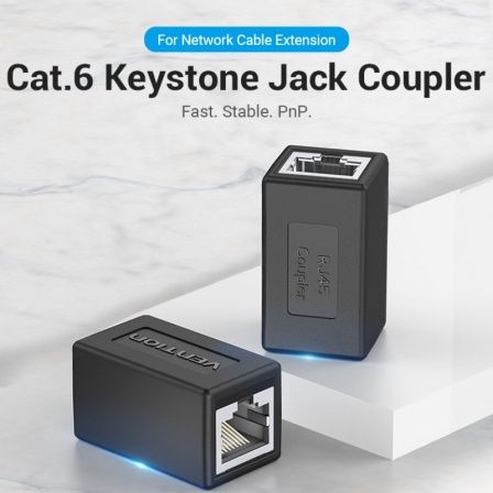 Vention Cat 6 Inline Couplers- mod:IPVO-5units