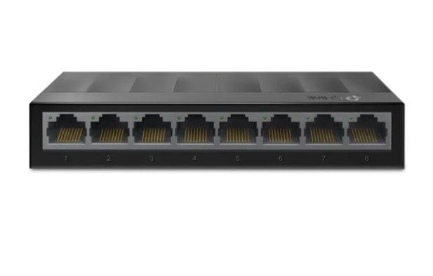 TP-Link LS1008G Network Switch Unmanaged Gigabit Ethernet (10/100/1000) Black