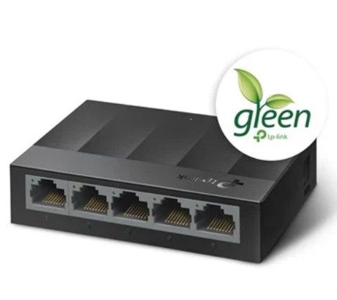 TP-Link LS1005G Network Switch Unmanaged Gigabit Ethernet (10/100/1000) Black