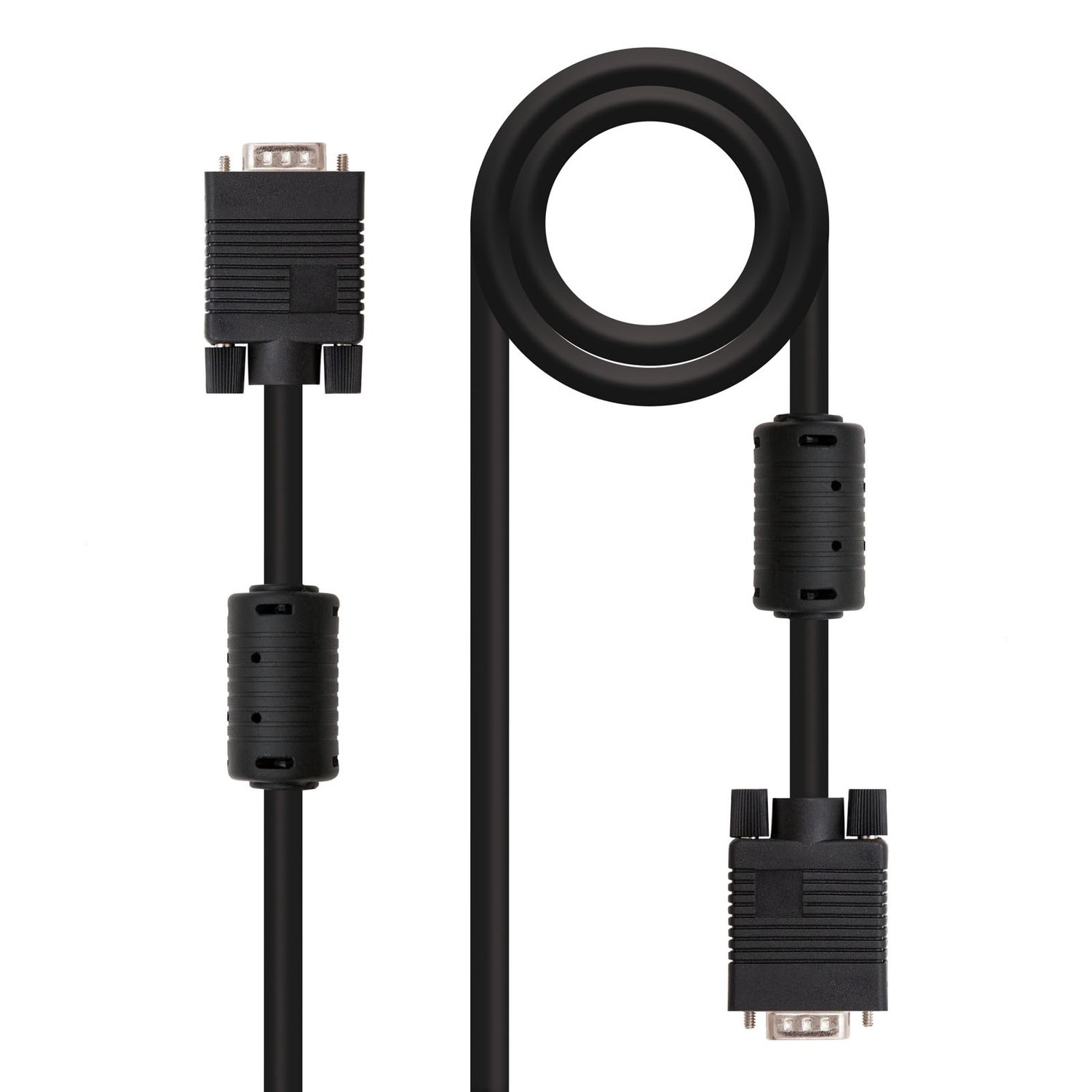 Nanocable VGA/M - VGA/M, black, 1.8m - mod:10.15.0102