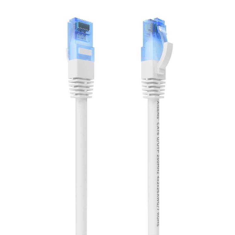 Aisens RJ45 Cat.6 UTP AWG26 CCA Patch Cable -  White - 20M - mod:A135-0828