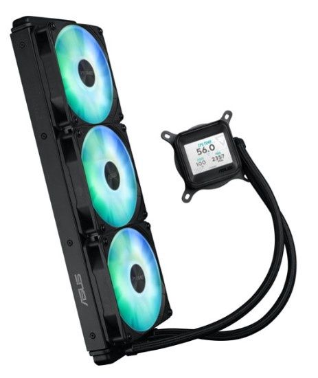 Asus Prime LC 360 ARGB LCD Processor AIO Liquid Cooler 12 Cm Black