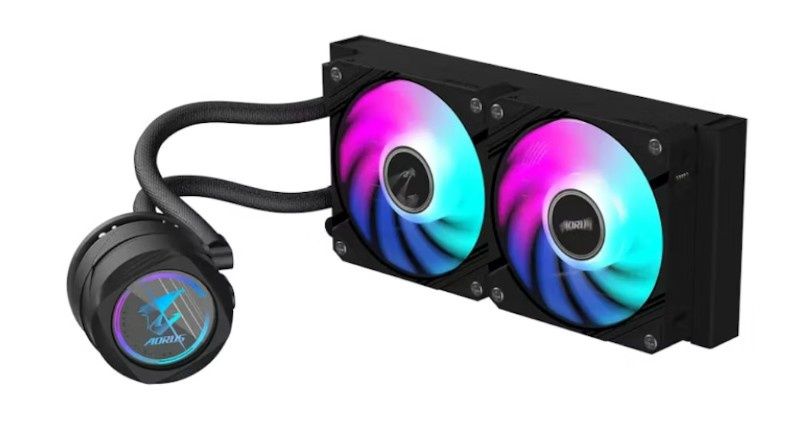 Gigabyte AORUS WATERFORCE II 240 ARGB Liquid AIO Performance CPU Cooler - 240mm
