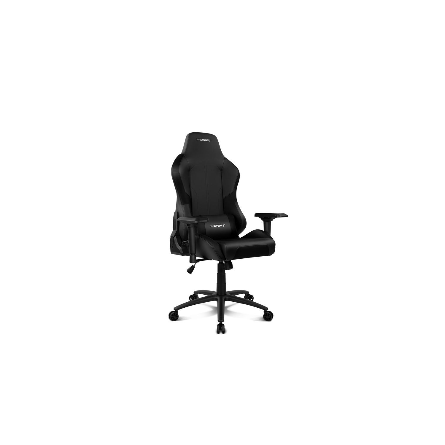 Drift Dr250b - Professional Gaming Chair, Faux Leather, 4D Adjustable Armrests, Black