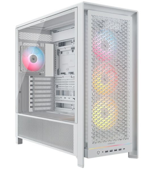 CORSAIR FRAME 5000D RS ARGB Modular Mid-Tower PC Case - White