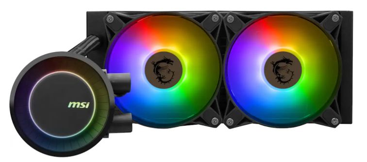 MSI MAG CORELIQUID E240 ARGB Performance Liquid CPU Cooler - 240mm