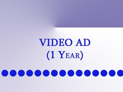 Video Ad (1 year)