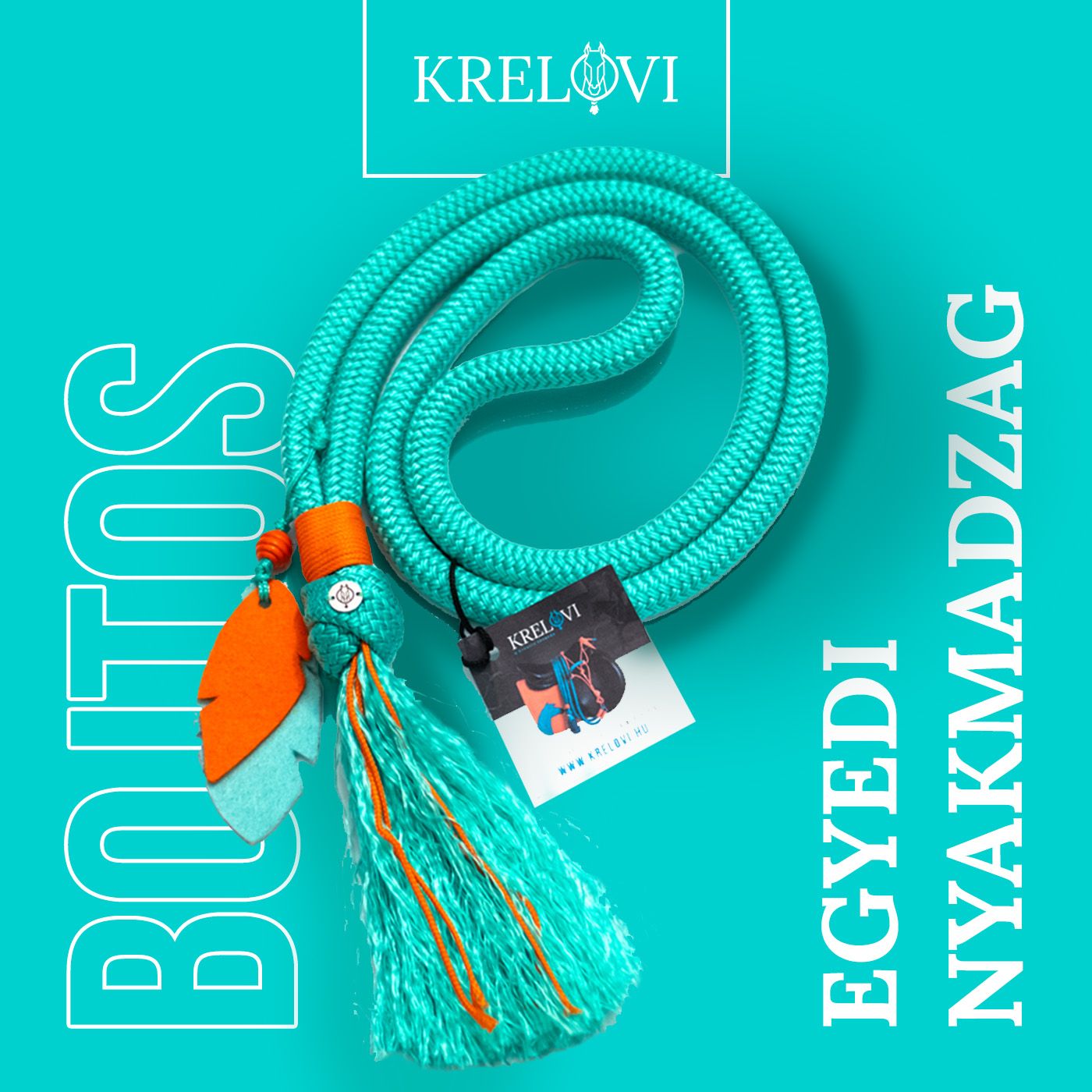 Bojtos nyakmadzag (egyedi)
