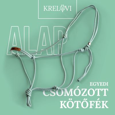 Alap csomózott kötőfék (egyedi)