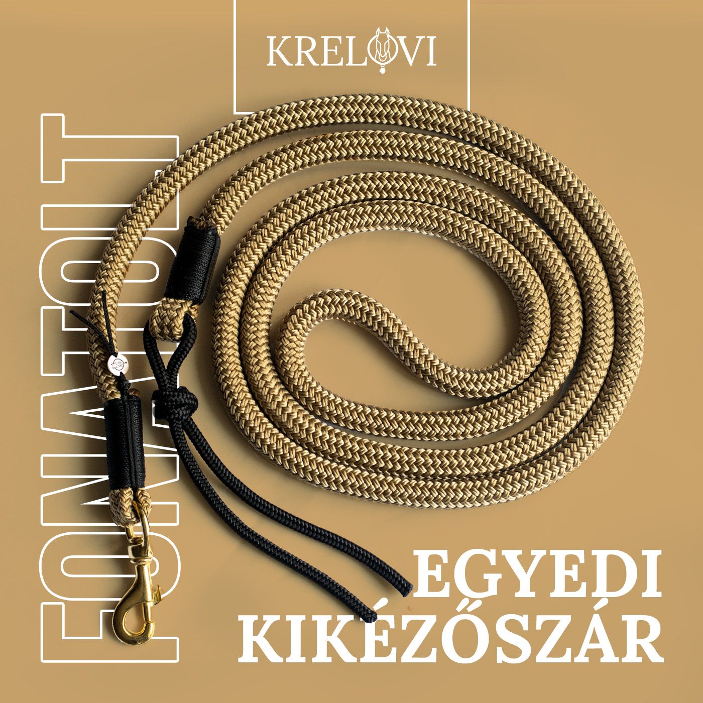 Kiképzőszár - Könnyed fonatolt
