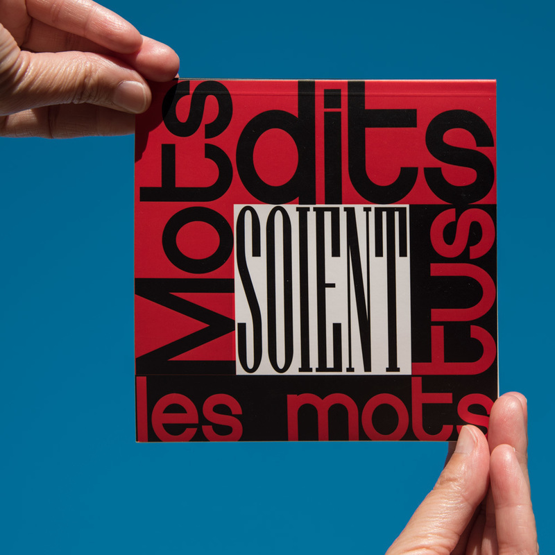 Bloc-notes "Mots dits soient les mots tus"