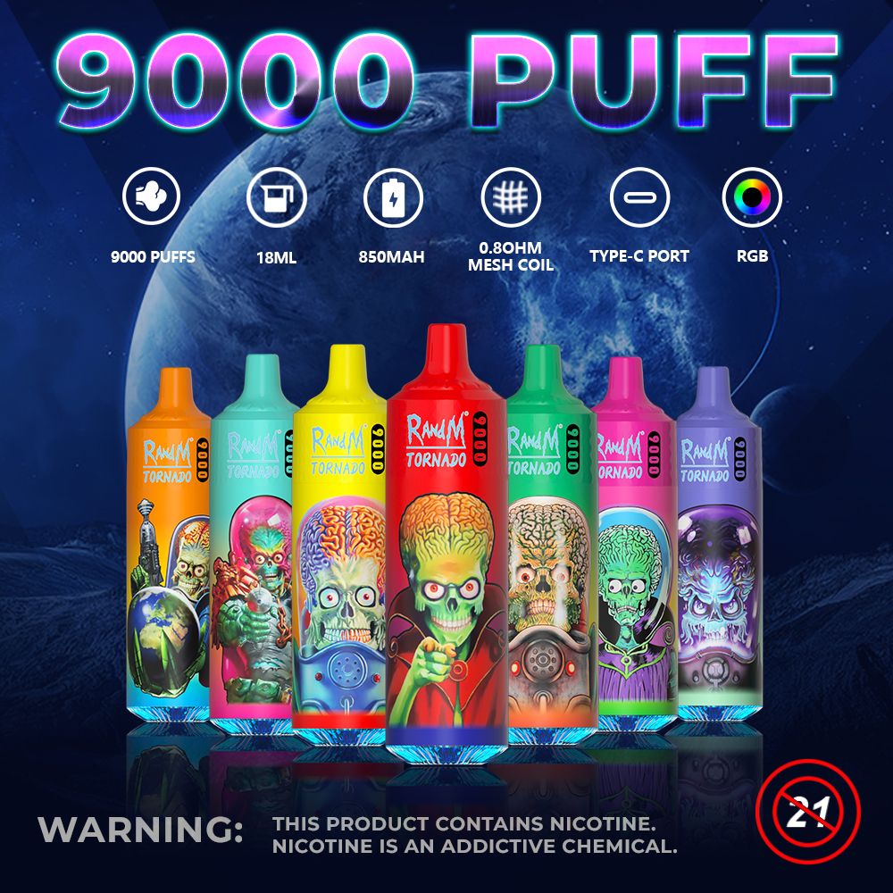 Enjoy Ultra  Pro Cherry Cola (6pcs) + Randm Tornado  Box of 10 Mixed Flavours