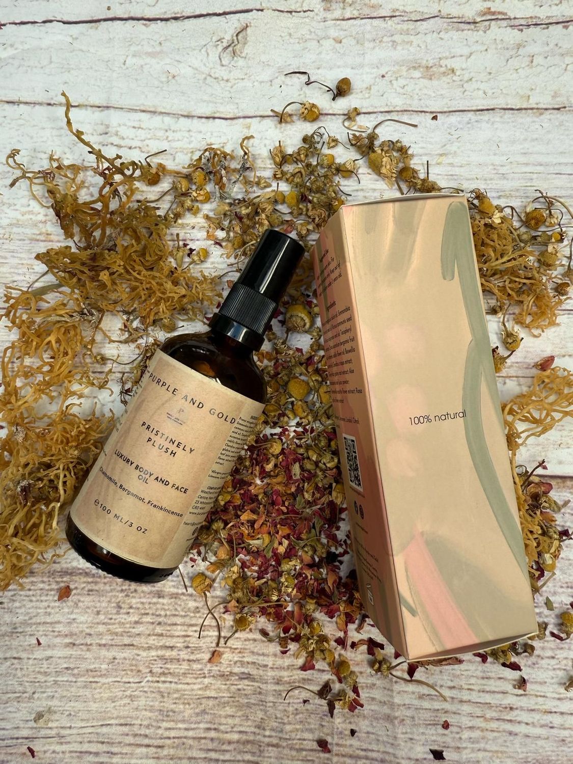 Pristinely Plush Luxury Face & Body Oil - Scented