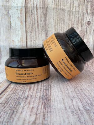 Licorice Root Botanical Salt Scrub Botanical Buffs Licorice Root Botanical Salt Scrub Botanical Buffs