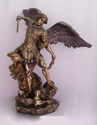 29" St. Michael Statue Bronze
