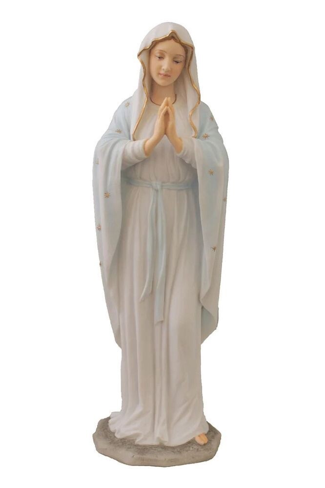 8&quot; Praying Virgin Statue White