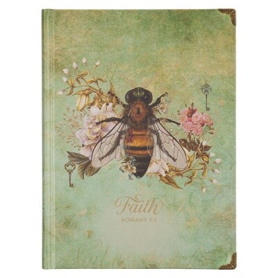 Journal Green Bee Faith