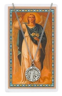 18&quot; Card &amp; Pendant St. Gabriel