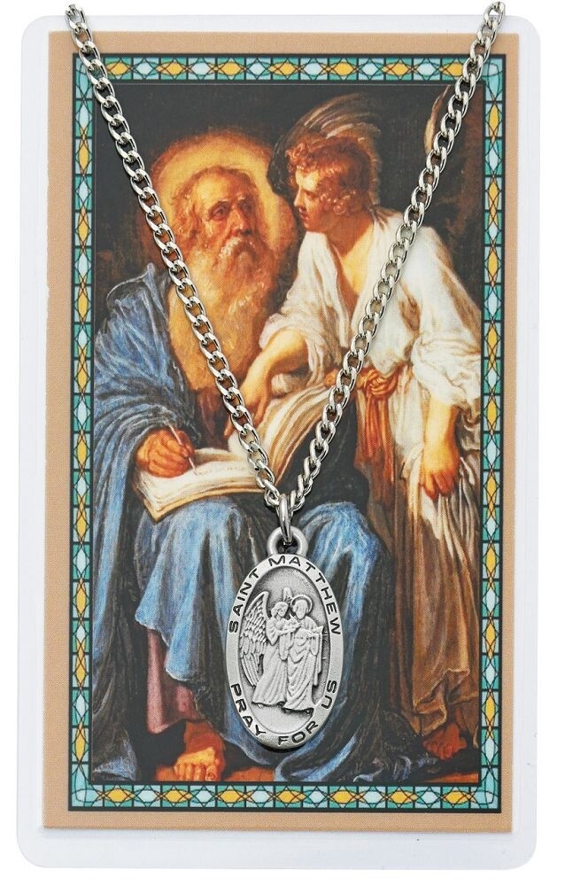 24&quot; Card &amp; Pendant St. Matthew