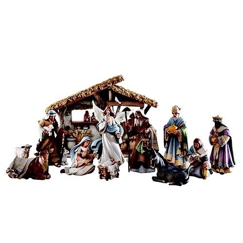 6&quot; Nativity w/Creche (12 piece)