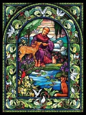 1000 Puzzle - St. Francis Stained Glass
