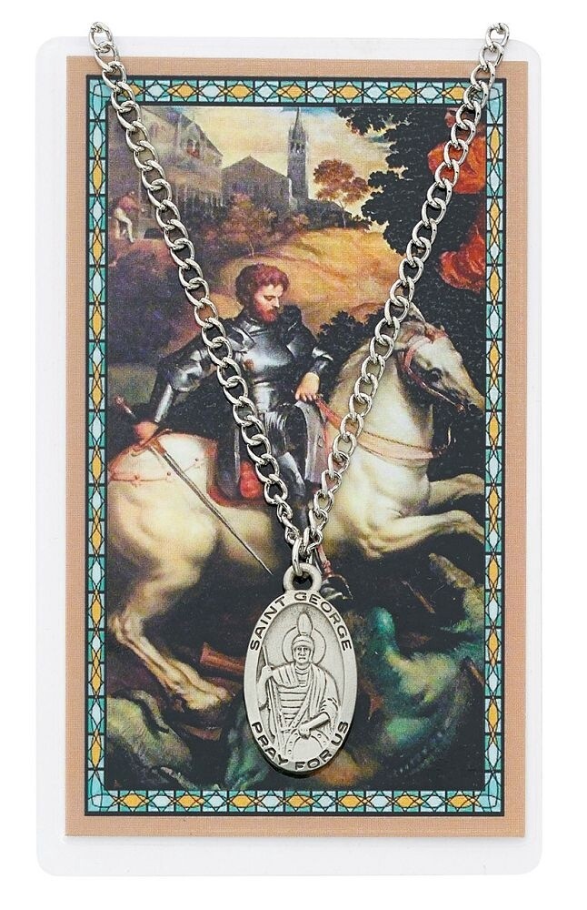 24&quot; Card &amp; Pendant St. George