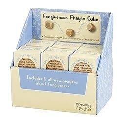 1.75&quot; Forgive Prayer Cube Disp