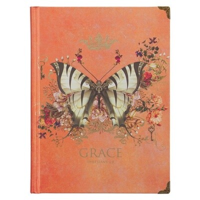 Journal Orange Butterfly Grace